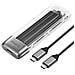 TXM2-C3 Box Esterno SSD Enclosure M. 2 NVME USB Type-C - Trasparente - Foto miniatura 1