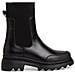 Black Casual Closed Booties Stivaletti Pelle Scarpe Donna Nero Eu 40, 1-25830-41 001 - Foto miniatura 2