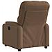 Poltrona Reclinabile In Tessuto Marrone - Foto miniatura 3