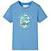 Maglietta da Bambino Blu Medio 116 - Foto miniatura 1