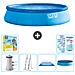 Piscina Fuori Terra - In Giro - 457x457x107 Cm - Blu - Include Accessori Coordinati Cb47 - Foto miniatura 1