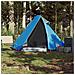 Tenda da Campeggio a Cupola per 2 Persone Blu Impermeabile - Foto miniatura 2