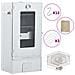 Forno Affumicatore BBQ Generatore Fumo Freddo Acciaio Zincato - Foto miniatura 1