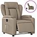 Poltrona Reclinabile Elettrica Cappuccino in Similpelle - Foto miniatura 1