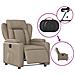 Poltrona Reclinabile Elettrica Cappuccino in Similpelle - Foto miniatura 6