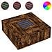 Tavolino da Salotto con LED Infinity Rovere Fumo 100x100x40 cm - Foto miniatura 1