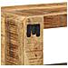 Mobile per TV 60x30x25 cm in legno massello di mango grezzo - Foto miniatura 8