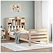Letto Libreria senza Materasso 90x200 cm Legno Massello Pino - Foto miniatura 2
