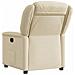 Poltrona Elettrica Reclinabile Crema in Tessuto - Foto miniatura 7