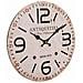 Orologio Da Parete In Legno Bianco D34x2h - Foto miniatura 1