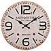Orologio Da Parete In Legno Bianco D34x2h - Foto miniatura 3