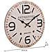 Orologio Da Parete In Legno Bianco D34x2h - Foto miniatura 4