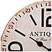 Orologio Da Parete In Legno Bianco D34x2h - Foto miniatura 7