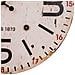 Orologio Da Parete In Legno Bianco D34x2h - Foto miniatura 8