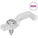 Clip per Striscia LED 12 pcs Trasparente 23,8 x 7,3 x 4,3 mm - Foto miniatura 1