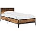 Struttura letto con testata Legno antico 80 x 200 cm - Foto miniatura 1