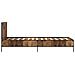 Struttura letto con testata Legno antico 80 x 200 cm - Foto miniatura 4