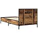 Struttura letto con testata Legno antico 80 x 200 cm - Foto miniatura 5