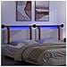 Testiera sospesa Con luce LED Bianco PU Antico - Foto miniatura 5