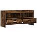 Mobile TV 100 x 33 x 47 cm Rovere Fumo Legno ingegnerizzato - Foto miniatura 3