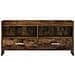 Mobile TV 100 x 33 x 47 cm Rovere Fumo Legno ingegnerizzato - Foto miniatura 4