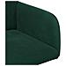 Sedie da pranzo 4 pcs Velluto (V) Verde Scuro 55 x 50 x 84 cm - Foto miniatura 6