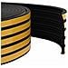 Nastro adesivo per finestre Nero 9 x 4 mm 25 m Schiuma EPDM - Foto miniatura 1