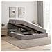 Letto con contenitore LED e materasso Tortora 180 x 200 cm - Foto miniatura 4