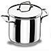 90132 - Padella gourmet con coperchio 32 cm in acciaio inox - Foto miniatura 1