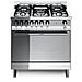 Cucina A Gas MG86MF / C Classe A cm 80 x 60 Colore Inox Lucidato - Foto miniatura 1