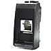 10 Connettori Rj 11 Telefonico Nero Compatibile Btcino Living - Foto miniatura 1