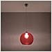 Ball - Lampadario A Sospensione In Vetro, Colore: Rosso Cromato - Foto miniatura 15