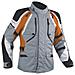 Giacca Offroad Enduro Moto Turismo Impermeabile Tessuto Protezioni Arancione L - Foto miniatura 4