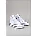 Scarpe Chuck Taylor All Star Lift Leather Hi Taglia 37.5 Codice 561676c Bianco - Foto miniatura 8