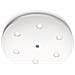 Syma - Lampada Da Soffitto Tonda Led Metallo Bianca - Foto miniatura 1