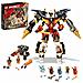 1765 Mech Ultra Combo Ninja Set 4 in 1 per Bambini di 9+ Anni con Auto Jet Carro Armato e 7 Minifigure - Foto miniatura 2