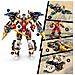1765 Mech Ultra Combo Ninja Set 4 in 1 per Bambini di 9+ Anni con Auto Jet Carro Armato e 7 Minifigure - Foto miniatura 3