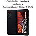 Smart Book Custodia Poket Silicone Flip Cover Case Per Samsung Galaxy Xcover 5 G525 Blu - Foto miniatura 2
