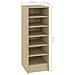 Scarpiera Rovere Sonoma 31,5x35x90 cm in Truciolato - Foto miniatura 6