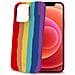 Custodia In Silicone Solido Arcobaleno Per Iphone 13 Pro Max - Foto miniatura 4