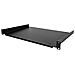 Mensola Rack 19" 1U - Ripiano per Armadio Rack 19" a sbalzo per Dispositivi e Apparecchiature di rete non installabili a Rack; Struttura resistente con portata fino a 25kg, Profondità vassoio 30 cm - Foto miniatura 1