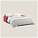 Megan Divano Letto Matrimoniale In Microfibra Smacchiabile T11 Rosso - Foto miniatura 6