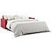 Megan Divano Letto Matrimoniale In Microfibra Smacchiabile T11 Rosso - Foto miniatura 9