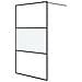 Parete Doccia Walk In 115x195 Cm Vetro Semi Smerigliato Esg - Foto miniatura 2