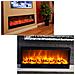 Caminetto Ispica Caminetto Elettrico Da Incasso Lungo 108 Cm Da 1500w Nero Perfetto Da Incassare Completamente A Filo Muro In Mobili In Legno Pareti In Cartongesso E Pareti Attrezzate In Legno - Foto miniatura 3