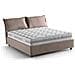 Letto Matrimoniale Maddalena, Letto Contenitore Con Rivestimento In Tessuto, 100% Made In Italy, Apertura Frontale, Adatto Per Materasso Cm 140x200, Tortora - Foto miniatura 3