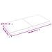 Piano Bagno Marrone 120x60x (2-4) cm Legno Massello Trattato - Foto miniatura 4