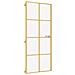 Porta Interni Sottile Oro 83x201,5cm Vetro Temperato Alluminio - Foto miniatura 2