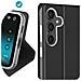 Custodia Per Samsung Galaxy S24 Copertina Portacarte Supporto Video, Nero - Foto miniatura 4