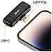 Microfono Lavalier Senza Fili Connettore Lightning Riduzione Rumore, Nero - Foto miniatura 2